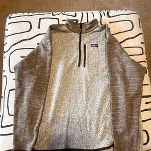 Patagonia Men's better sweater in Gray and Brown